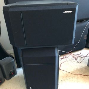 Two  BOSE used speakers